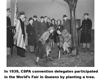 Photos of Joseph M. Murphy while serving as CSPA's Director.