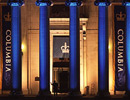 Low Library lit for Columbia 250 celebration