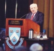 Mikhail Gorbachev lectures at Harriman