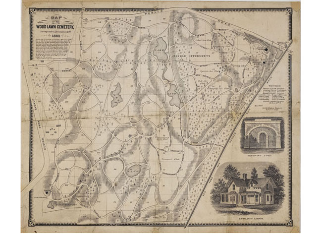 1868 Woodlawn Map