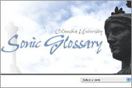 Sonic Glossary