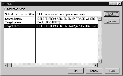 The SQL window