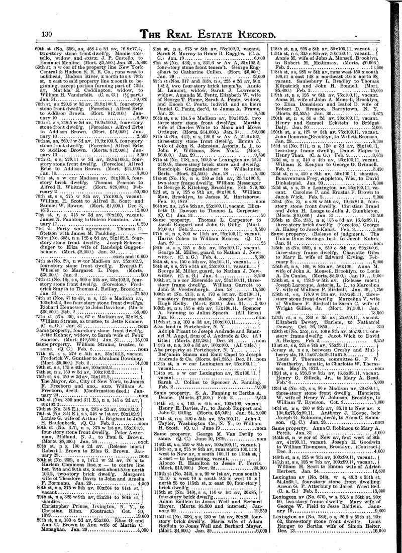 The Real Estate Record Document View Real estate record and builders