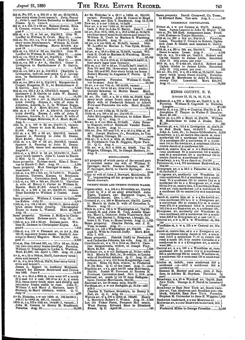 The Real Estate Record Document View Real estate record and builders