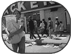 Looters in Universal Pictures Newsreel, "Riots Decried: President Calls for Law and Order" (1967).