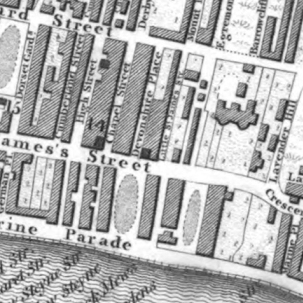 Devonshire Place in 1822